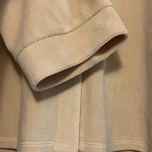 HYFVE Womens Jacket Long Sleeve Button Front Butter Yellow Fleece Cardigan Sz M - Picture 7 of 14